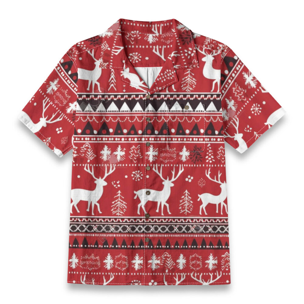 Classic Men’s Hawaiian Button Shirt