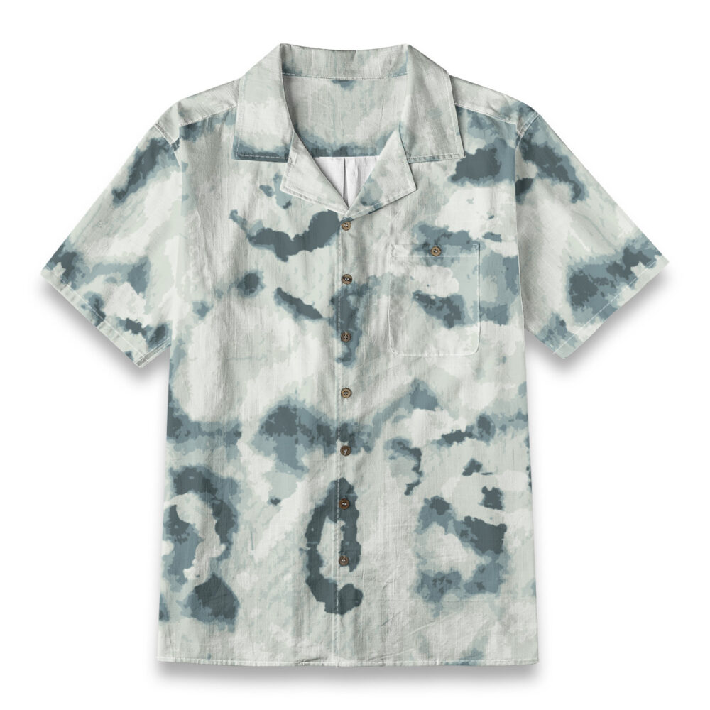 Lightweight Tropical Button Down Summer Shirt