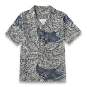 Wings Out Riding the Tidal Swell Hawaiian Shirt